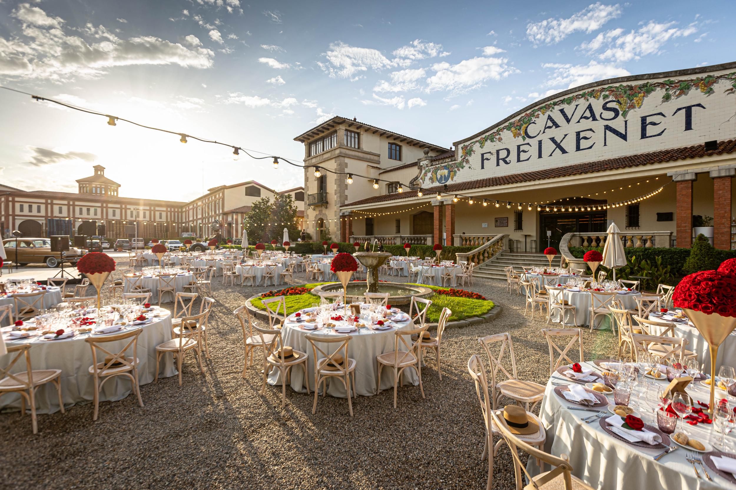 Sopar de Gala a l'exterior del celler