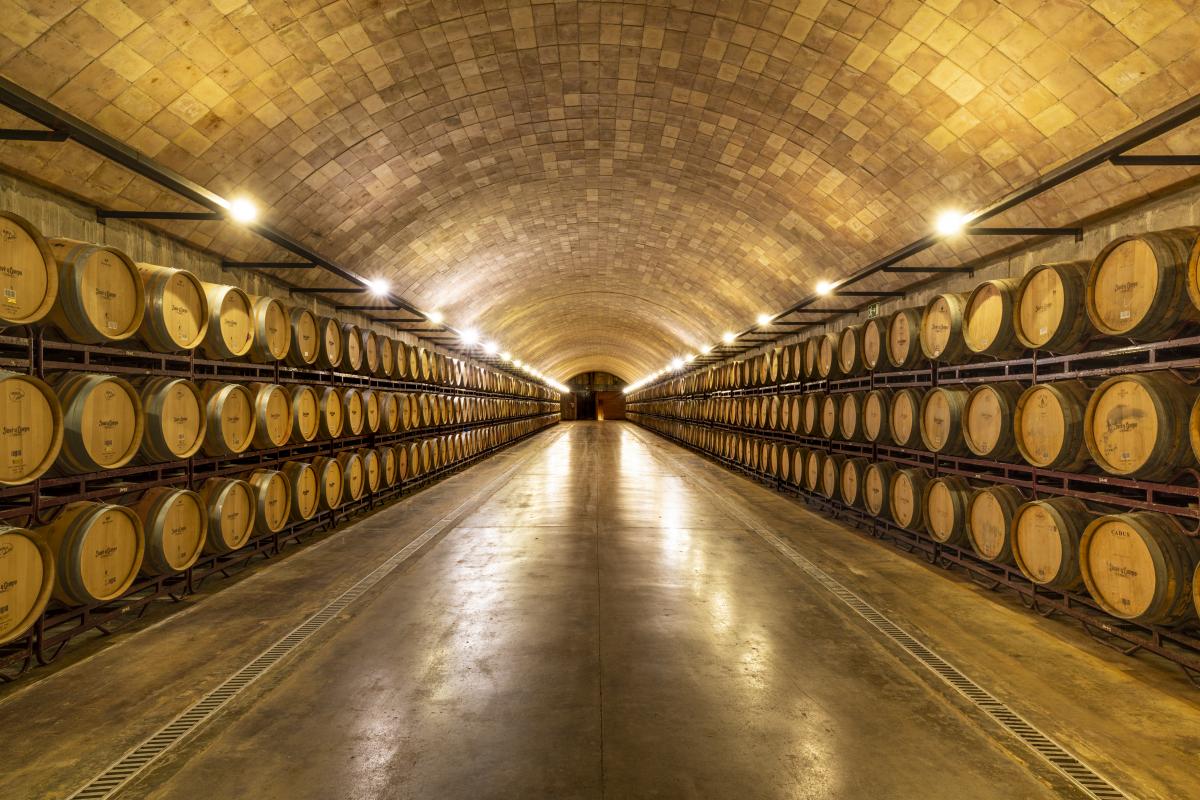 Sala de barriques Celler d'Espiells