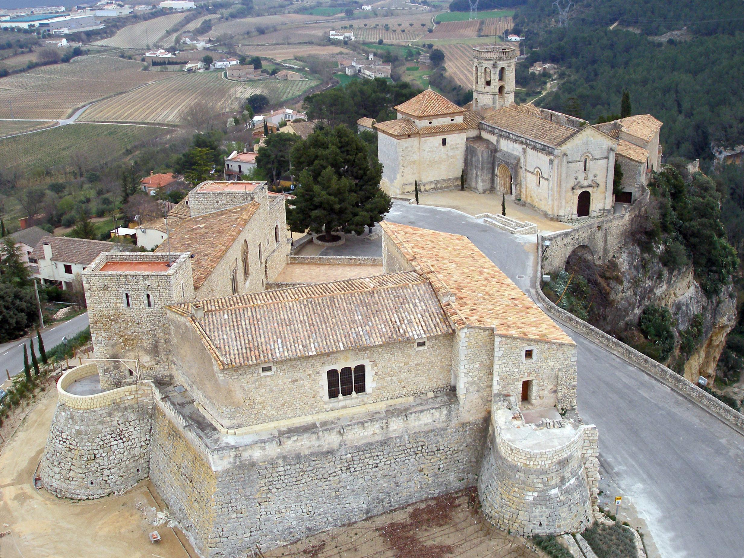 Vista aérea del conjunto monumental de Sa Roca