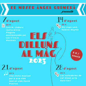 ELS DILLUNS AL MÀG: Laia M. Llobera recita "Altres Plagues" acompanyada per Les 3 Claus Musicals