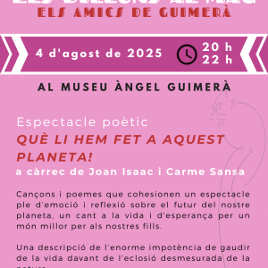 ELS DILLUNS AL MÀG: "Què li hem fet a aquest planeta!"