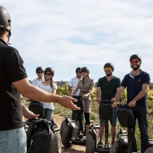 Ruta en segway i tast al celler