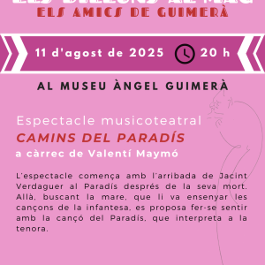 ELS DILLUNS AL MÀG: "Camins del Paradís"