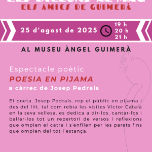 ELS DILLUNS AL MÀG: " Poesia en pijama"