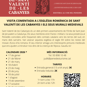 Calendari de visites Sant Valentí 2026