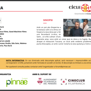 TOSCANA. Cinema del Cicle Gaudí al Fòrum Berger