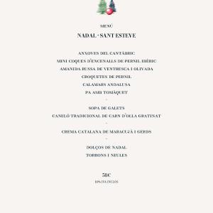 Dinar de Nadal - restaurant Akquaaa