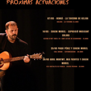 Exposició del Grup Artviu "Musicant colors" i concert Eugeni Muriel