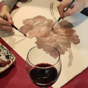 ROMÀNTIC ART, pintura amb vi per a parelles