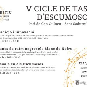 Programa Vè Cicle de tastos d'escumosos al Pati de Can Guineu