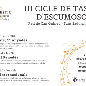 3a ed. Tastos d'escumosos al Pati de Can Guineu