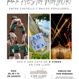 Tast de vins per la Festa Major de Vilafranca del Penedès! 