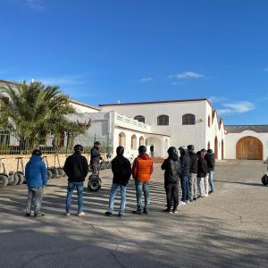 Ruta en segway i tast al celler