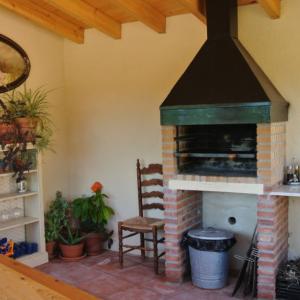 Barbacoa coberta interior