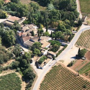 Cava Rovellats seen from the sky