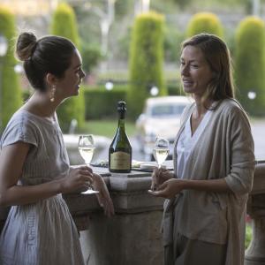 Copa de cava en el Jardín de la fuente