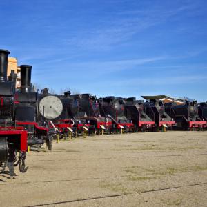 Locomotores del Museu del Ferrocarril de Catalunya