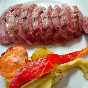 Grilled duck breast