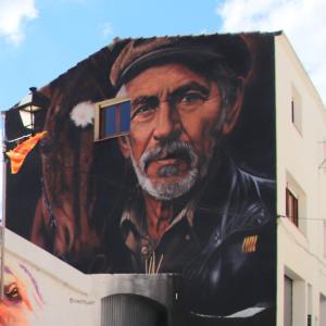 Mural la pagesa catalana